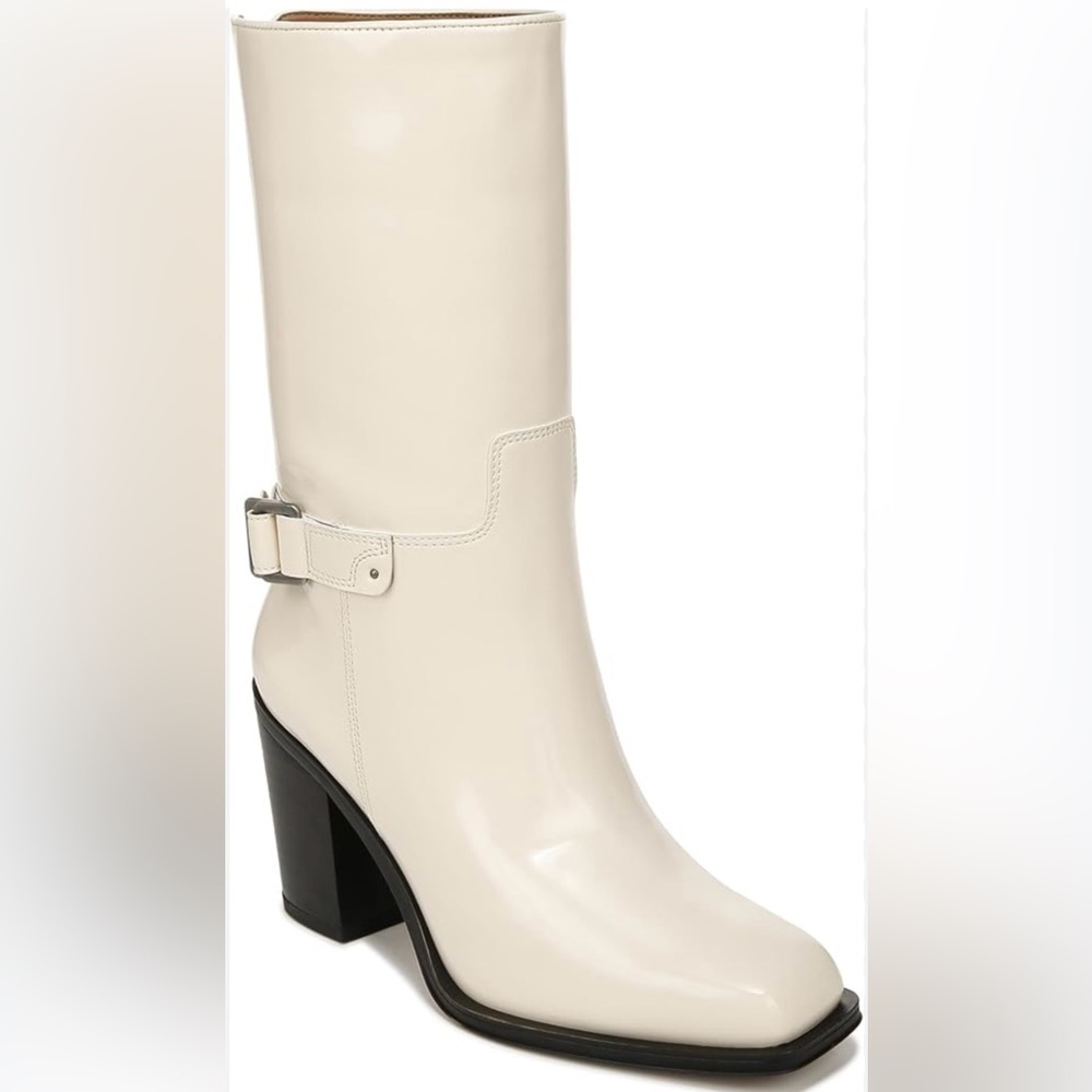 Franco Sarto Women's Vance Square Toe Mid Calf Boot size 9.5